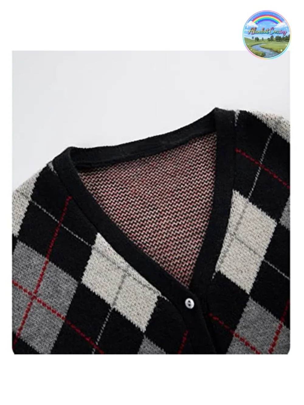 Women's Long Sleeve Cardigan Sweater Knit V Neck Button Y2K Cute Top